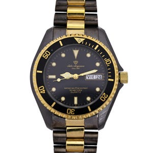 Jules Jurgensen Sea Diver Vintage 7371 Two Tone Men Diver Watch Water Resistant