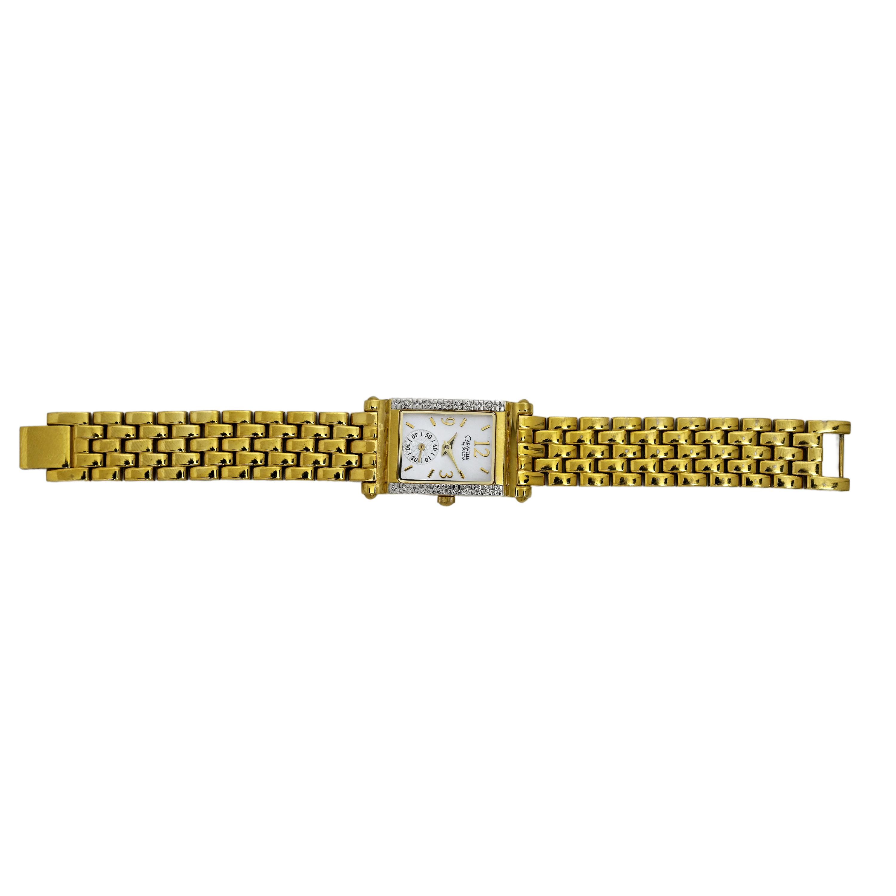 CARAVELLE BY BULOVA RETRO GOLD DIAMOND… The Stone Age Antiques (Ajesh Jose) | Vintage Caravelle  main image 2