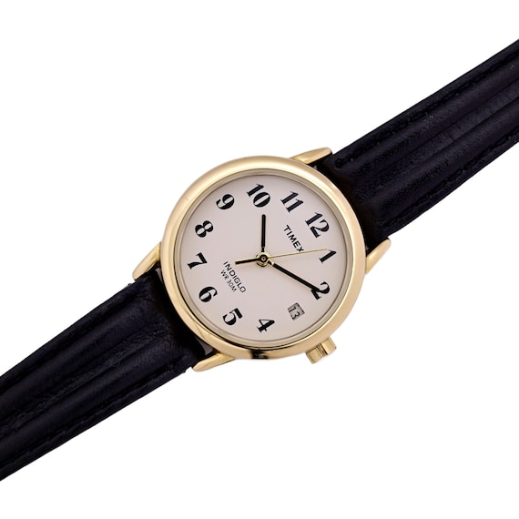 TIMEX INDIGLO ホワイトダイヤル ブラックレザー Amazon.com: Timex Women's Easy Reader 25mm Watch – Silver