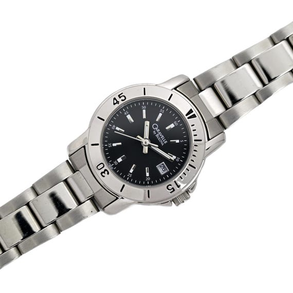 Caravelle by Bulova Black Dial Ladies Watch 28mm - Etsy Canada