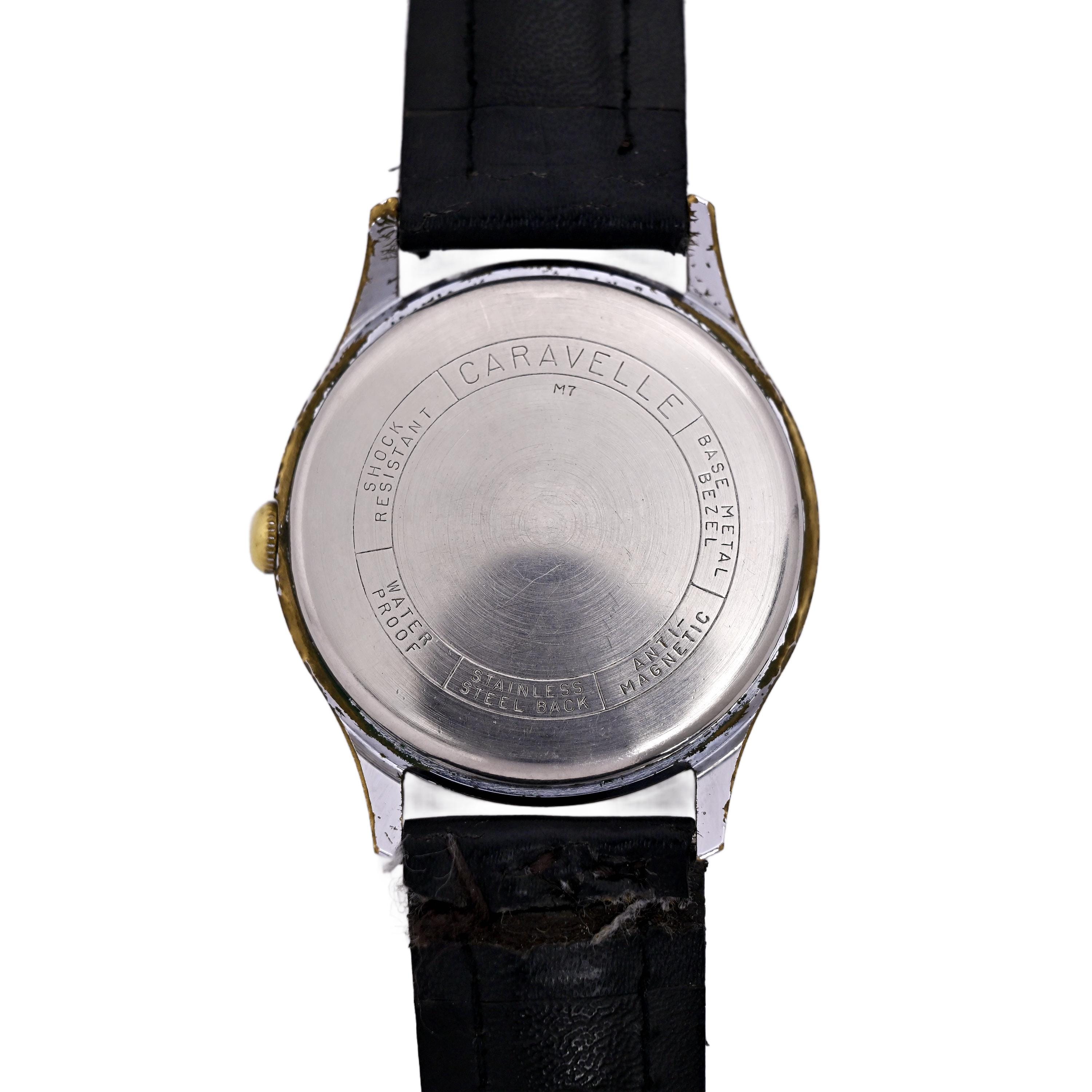 Vintage 33mm Caravelle IAM Men\'s Automatic Wristwatch 11UOACB Base Metal Vintage Bulova Caravelle men main image 4