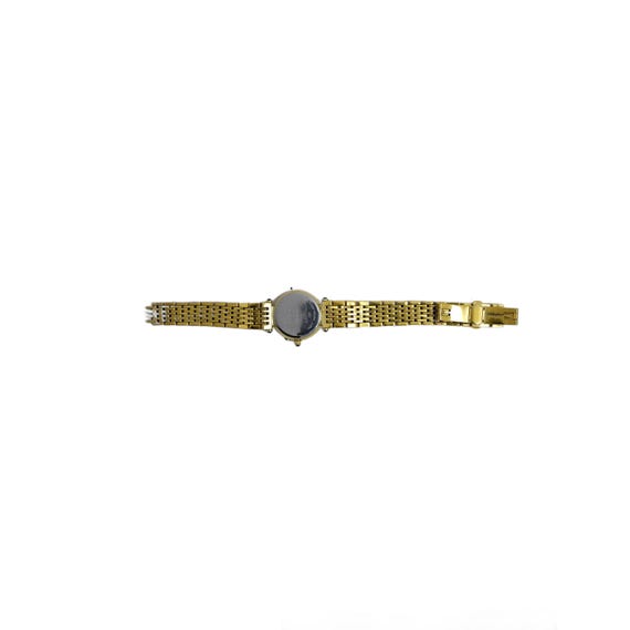 Gruen Swiss Diamond Bezel Gold Tone Mother of Pearl Dial  display picture 1
