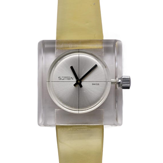 Vintage Sutton Jewelry Watch Vtg Sutton Scarab Bracelet Watch Womens Gold Tone Gemstone  main image 2
