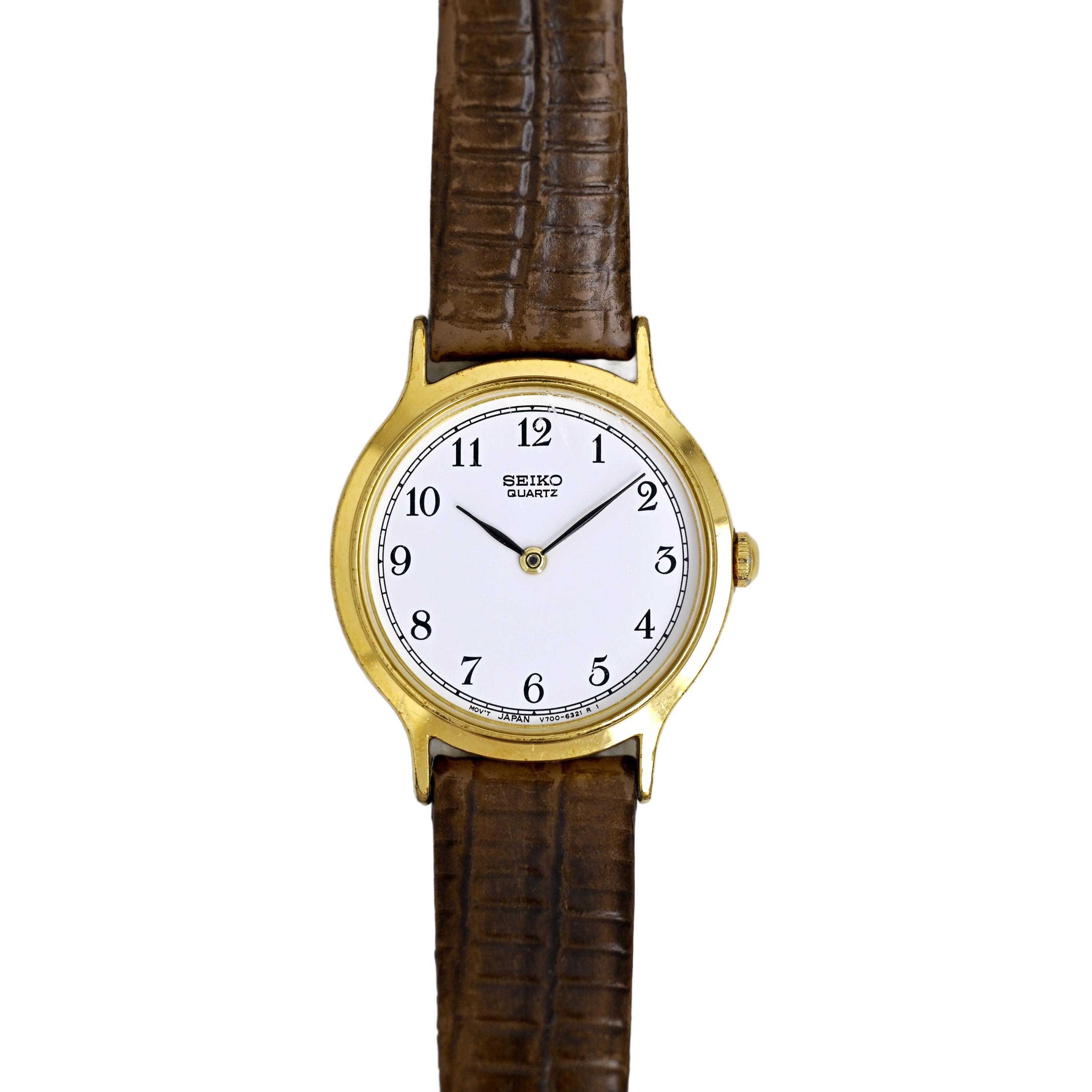 希少　SEIKO ゴールド　ブレスウォッチ　オールド　レディース　腕時計 SEIKO - SEIKO四角文字盤腕時計の通販 by vintageショップ