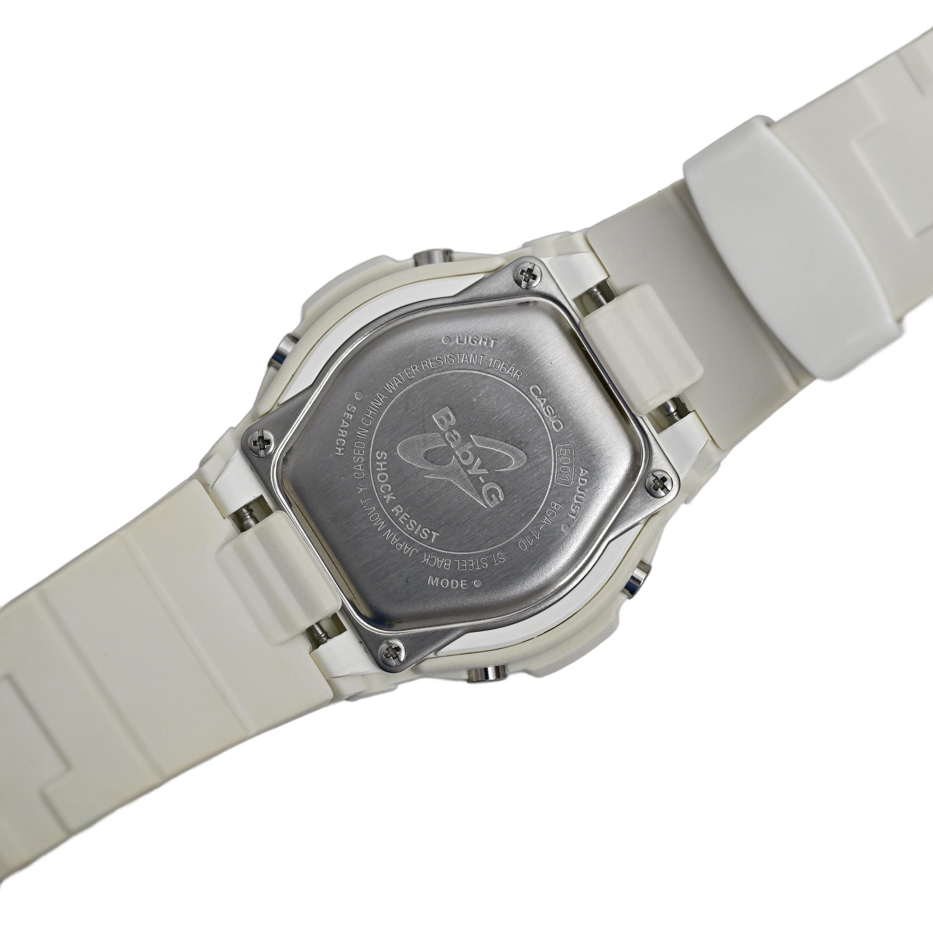 Casio Baby-g 37mm White Watch BGA-110 5001 Unisex - Etsy