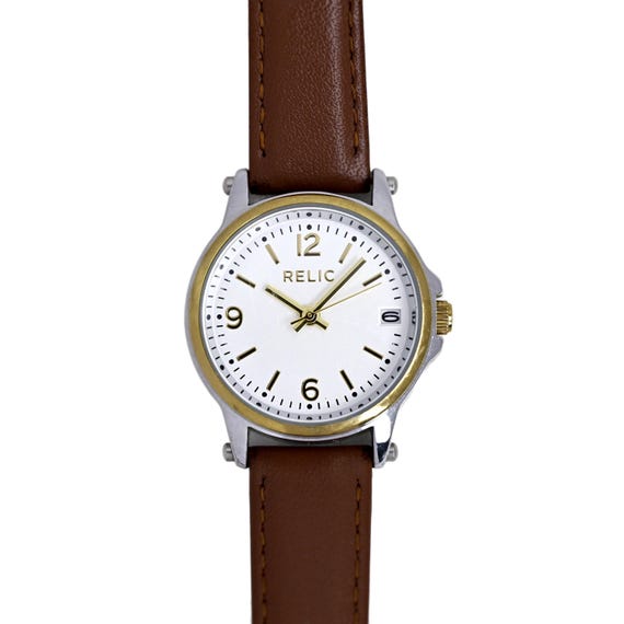 Relic Ladies Two Tone Stainless Steel Quartz White Dial  display picture 3