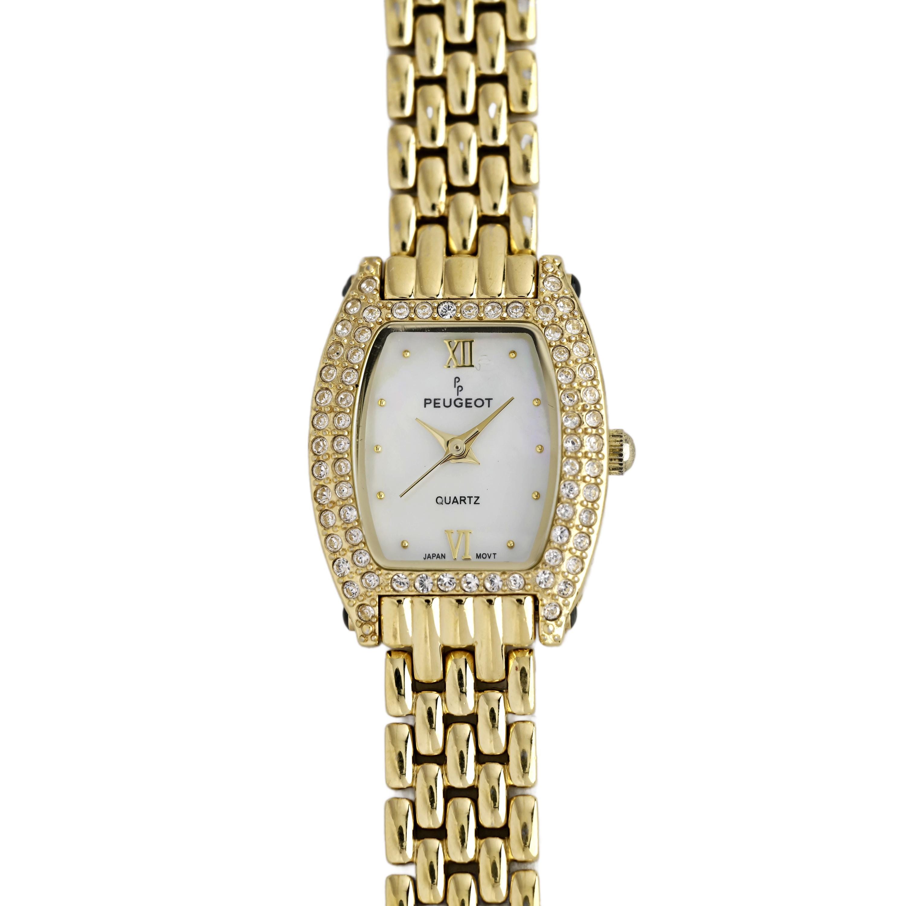 Peugeot Diamond Gold Tone‎ Women Watch Genuine Diamond Quartz Movement $_57.JPG?set_id=880000500F main image 2