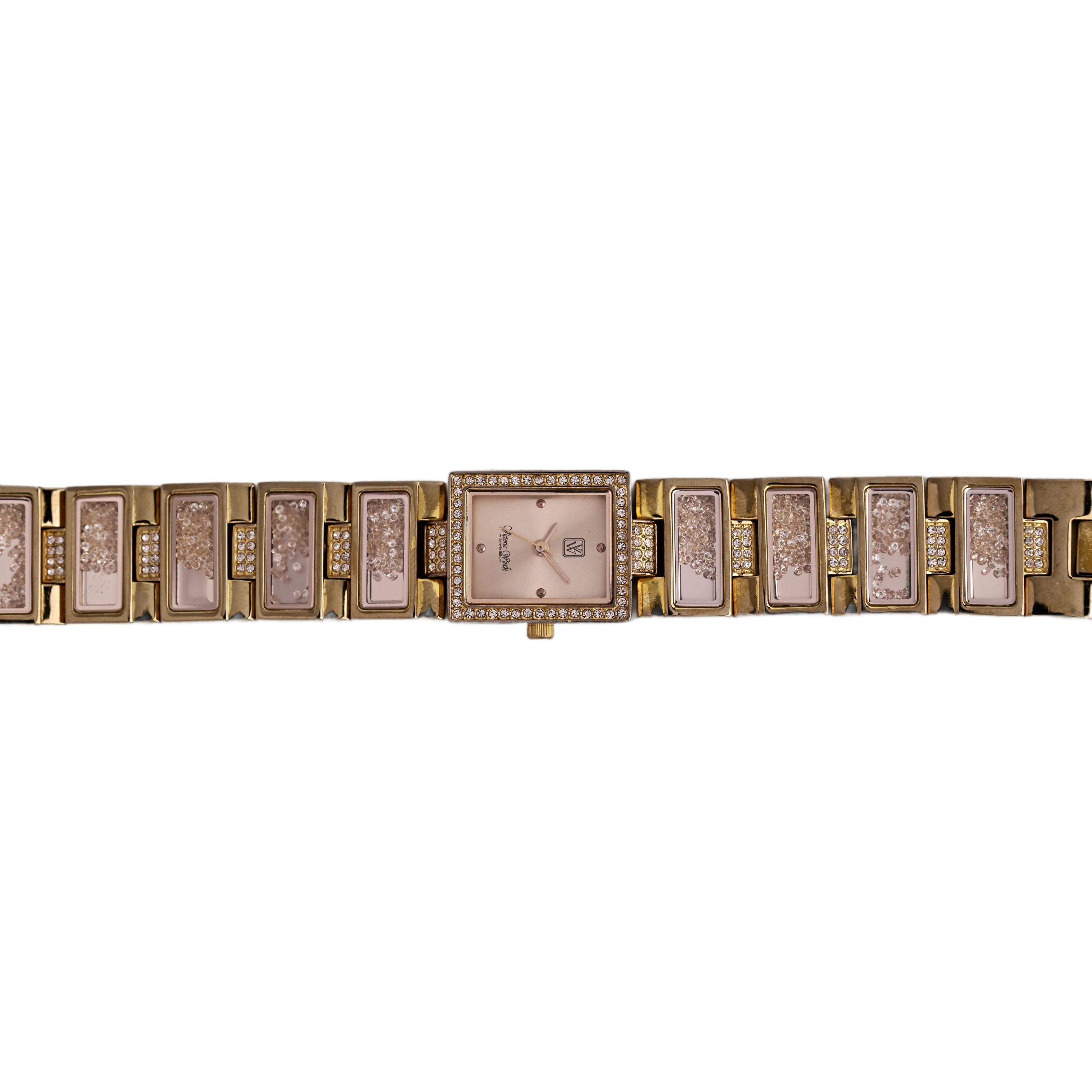 Victoria Wieck Beverly Hills Pink Watch Victoria Wieck Beverly Hills Crystal Gemstone... | Depop main image 3