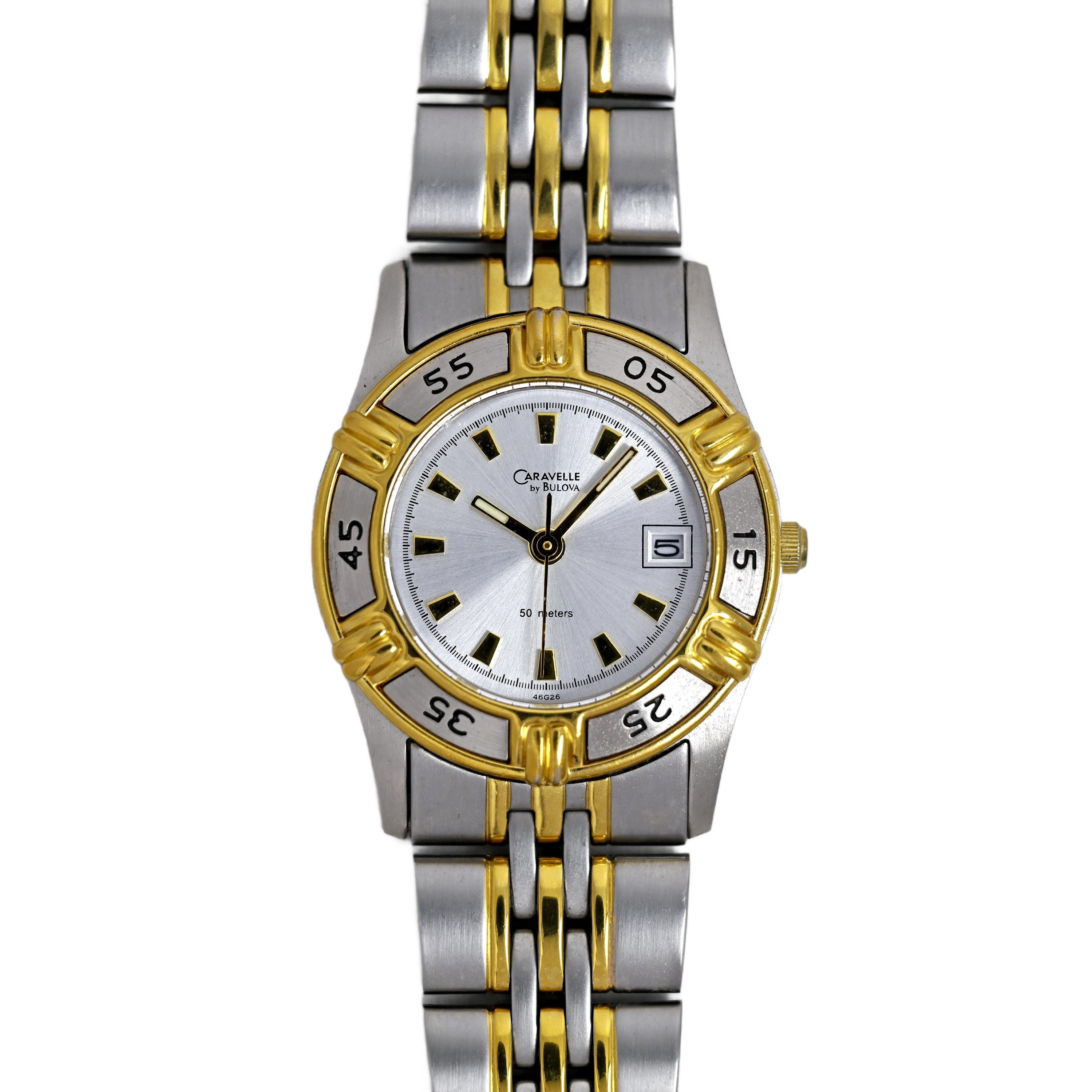 Bulova Caravelle Two-Tone Women\'s Watch Retro Two Tone Womens Watch Caravelle by Bulova Silver Tone  main image 2