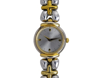 Citizen Quartz Two Tone Ladies Vintage 1990's Wrist Watch
