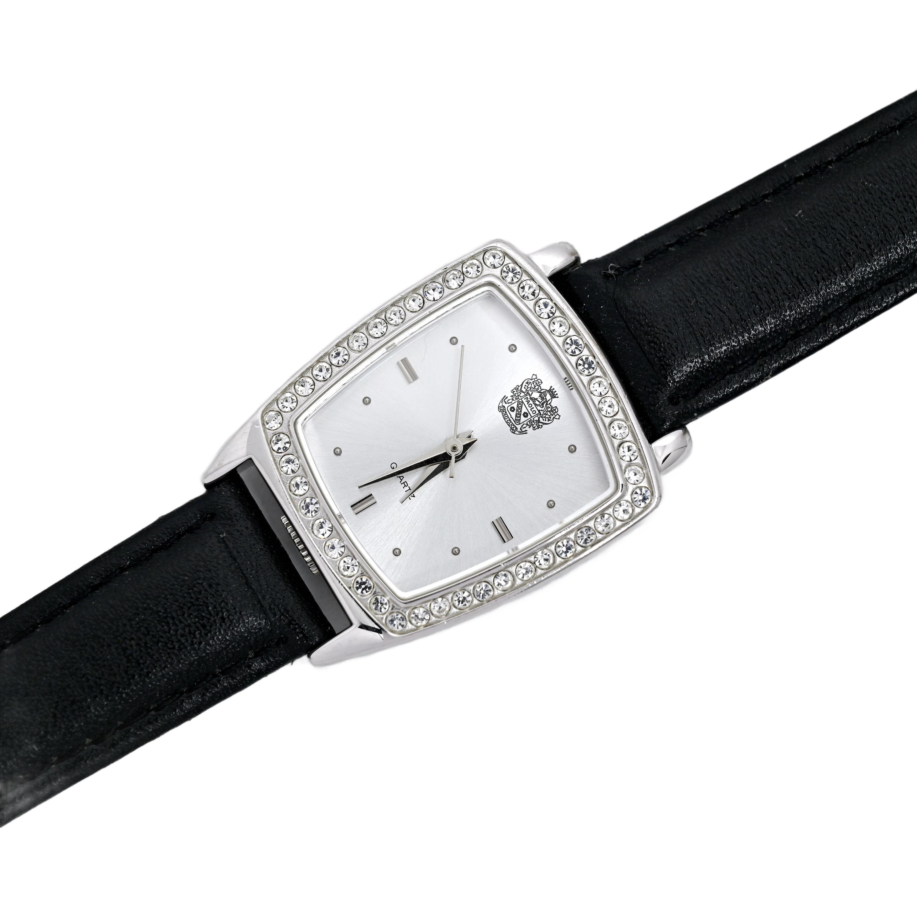 Paolo Gucci Vintage Ladies Watch Swarovski Diamond Bezel