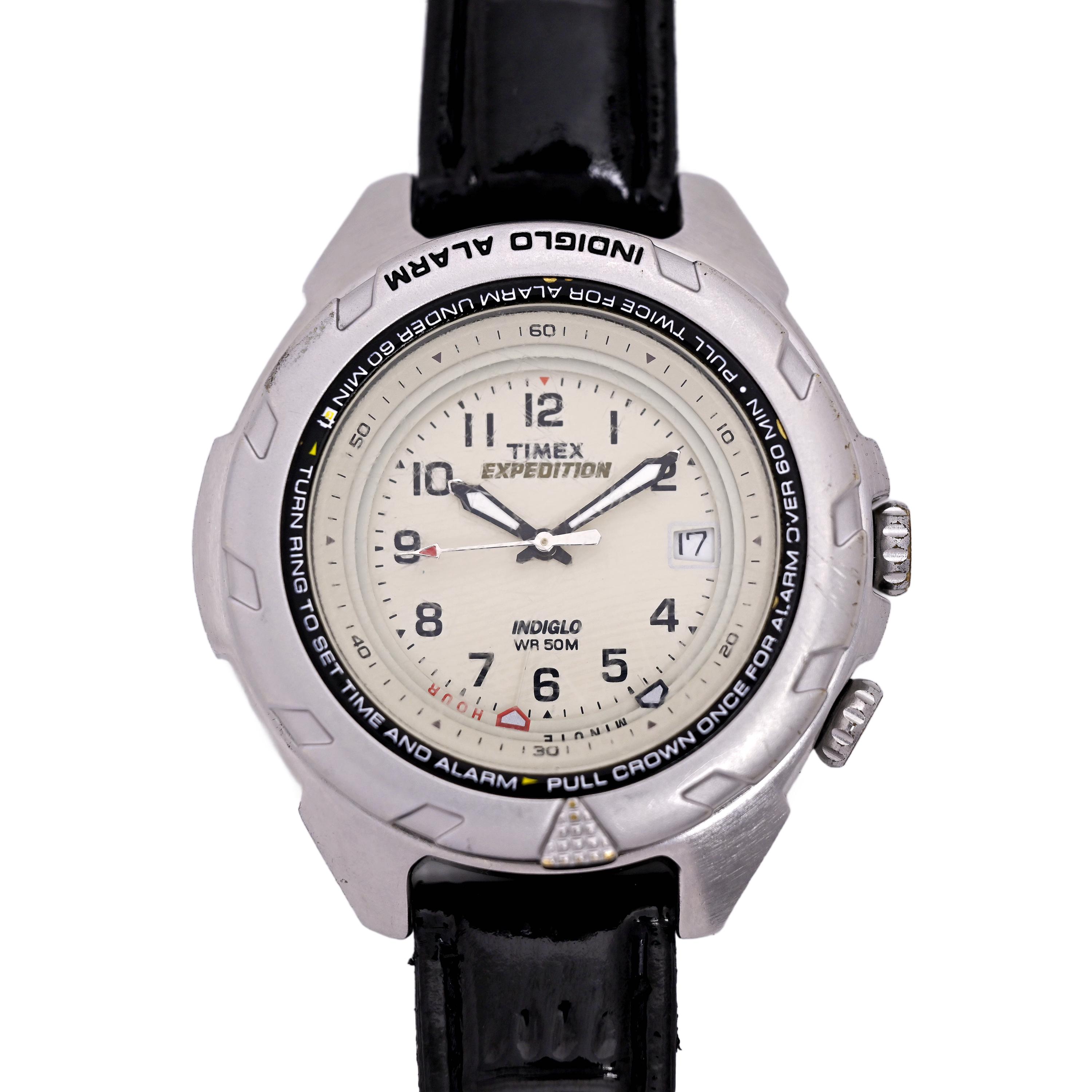 Timex Expedition Indiglo Easy Set Alarm Watch T43391