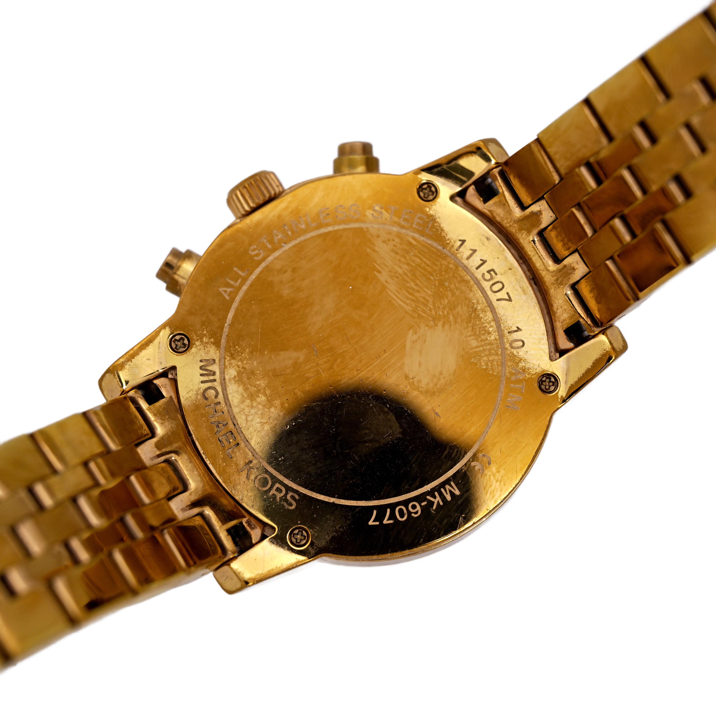 Michael Kors Rose Gold Plated Ladies Chronograph MK6077
