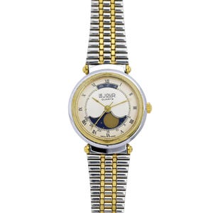 Lejour Ladies Moonphase Swiss Made Two Tone Vintage Moon Phase Watches for Women | Women main image 4