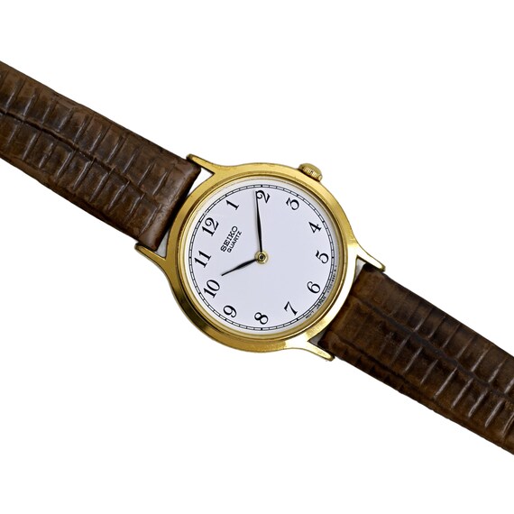 Sieko genuine lizard wristwatch SEIKO VINTAGE WATCH Genuine Lizard Made In France | eBay main image 4