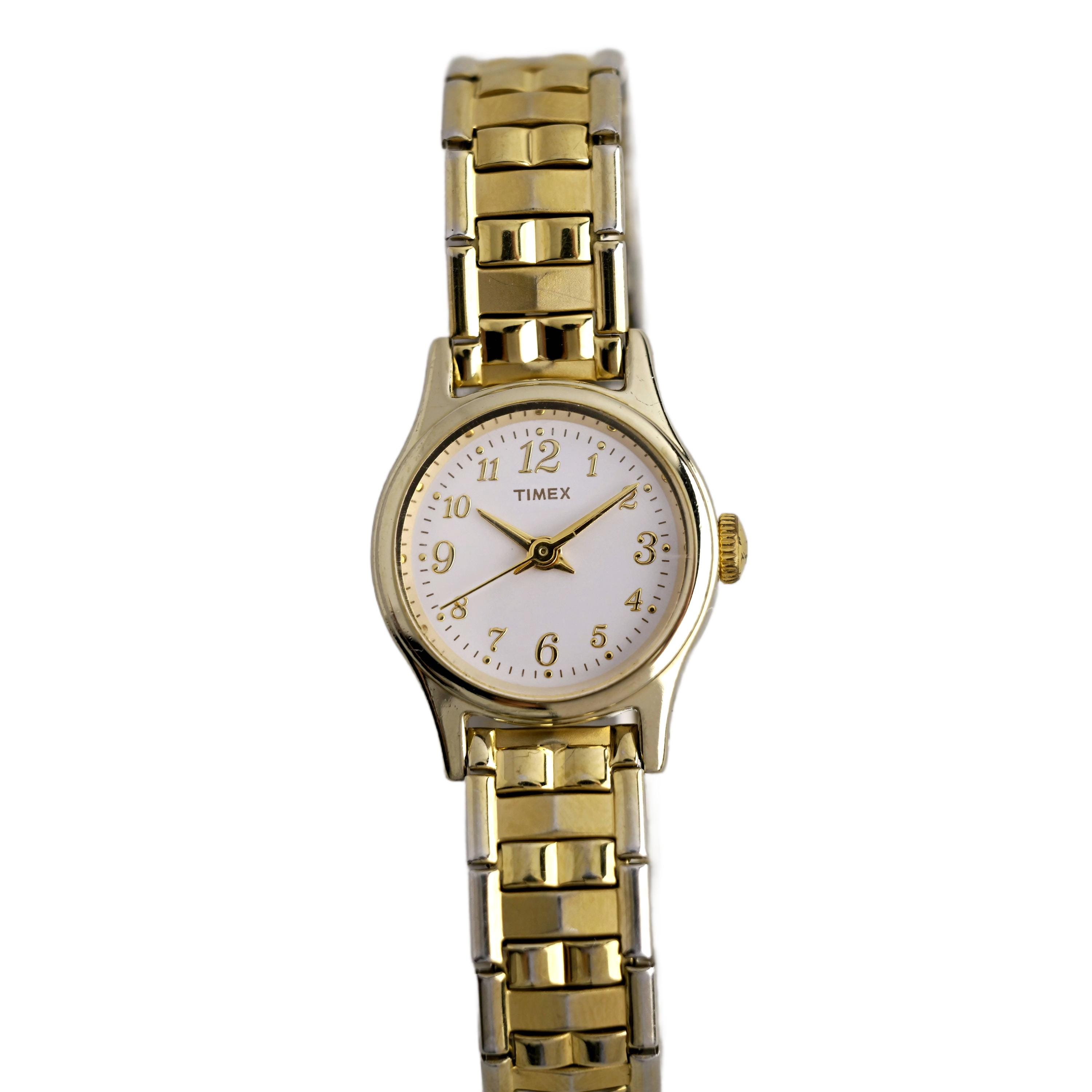 Timex Womens Gold Tone Dress‎ Watch White Dial Arabic Numerals G4 Timex Women main image 2