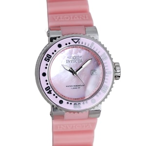 Invicta Pro Diver Women&#39;s Watch Mother of Pearl Dial 40mm Pink 22669UNIQ