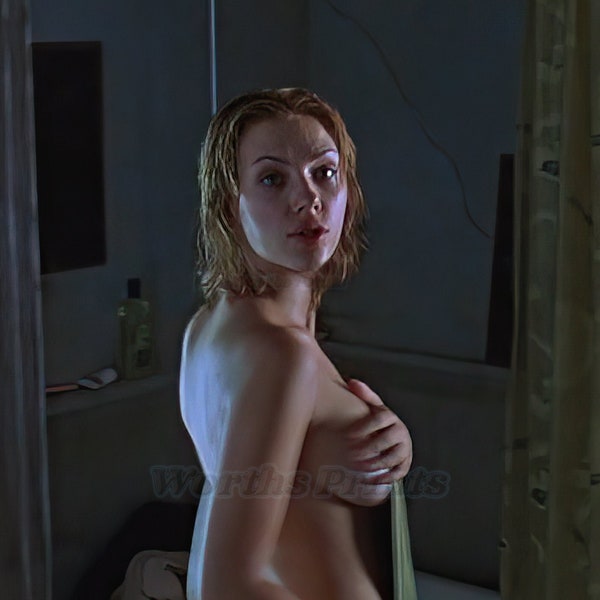 Scarlett Johansson „Drying Off“ druckt verschiedene