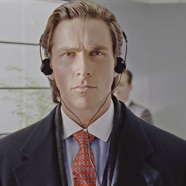 Christian Bale AMERICAN PSYCHO "Walkman" Print Various Sizes