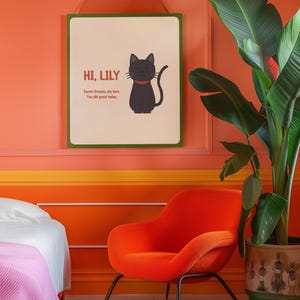 Personalized Power Words — Custom Name + Wall Art + Affirmation Word