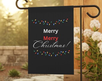 Merry Christmas Garden & House Banner, Christmas Banner, Christmas Home Decor, Outdoor Home Decorations, Christmas Home Banners, Banners