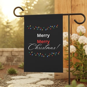 メリークリスマスガーデン＆ハウスバナー、クリスマスバナー、クリスマスホームデコレーション、屋外ホームデコレーション、クリスマスホームバナー、バナー
