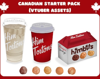 Canadian Starter Pack (VTuber Assets) - Food and Drinks