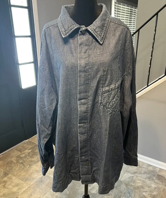 Karl Kani Vintage Oversized Jean Shirt 2XL Shacket