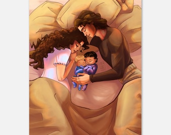 Retrato familiar de Anakin y Padmé, Star Wars: ¿Qué pasaría si...? - Lámina artística