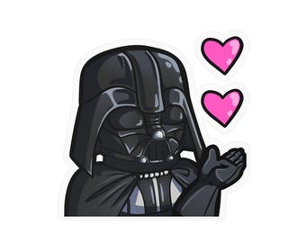 Bonita pegatina de Darth Vader, vinilos troquelados.
