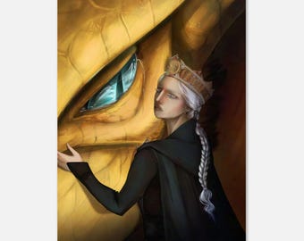 Reina de los Dragones - Lámina Artística
