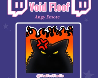 Gesto de Angy de Void Floof: Gestos de Twitch de Gato Negro (Descarga digital)