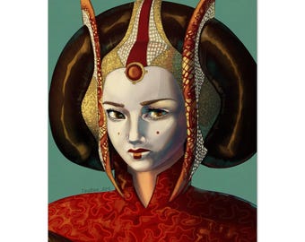 Reina Amidala, Star Wars - Lámina artística