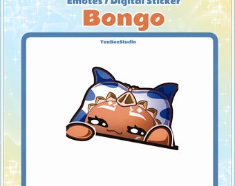 Emoticono animado y pegatina digital de Ahsoka BONGO: Star Wars Chibi (formato GIF)