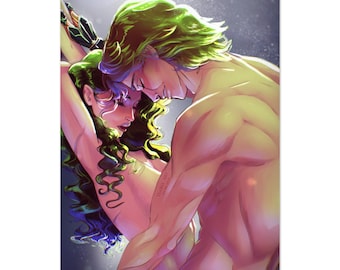 Retrato de pareja de Anidala - Lámina artística
