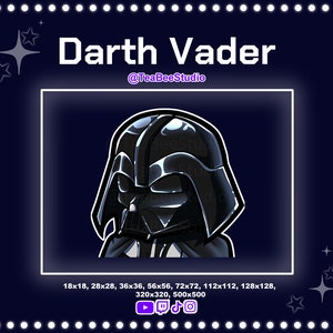 Darth Vader Chibi Emote: Star Wars Twitch, Discord, YouTube (PNG)