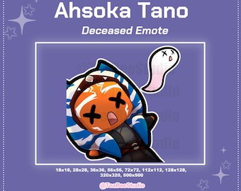 Emoticono de Ahsoka Tano fallecida / Star Wars Twitch Discord (Digital)