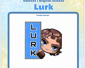Gesto animado y pegatina digital de Anakin Skywalker LURK: Star Wars Chibi (formato GIF)
