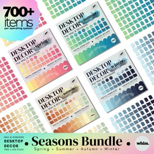 Windows、Mac、Linux 向けの 700 以上のデスクトップ フォルダーとドキュメント アイコン バンドル | Seasons Collection