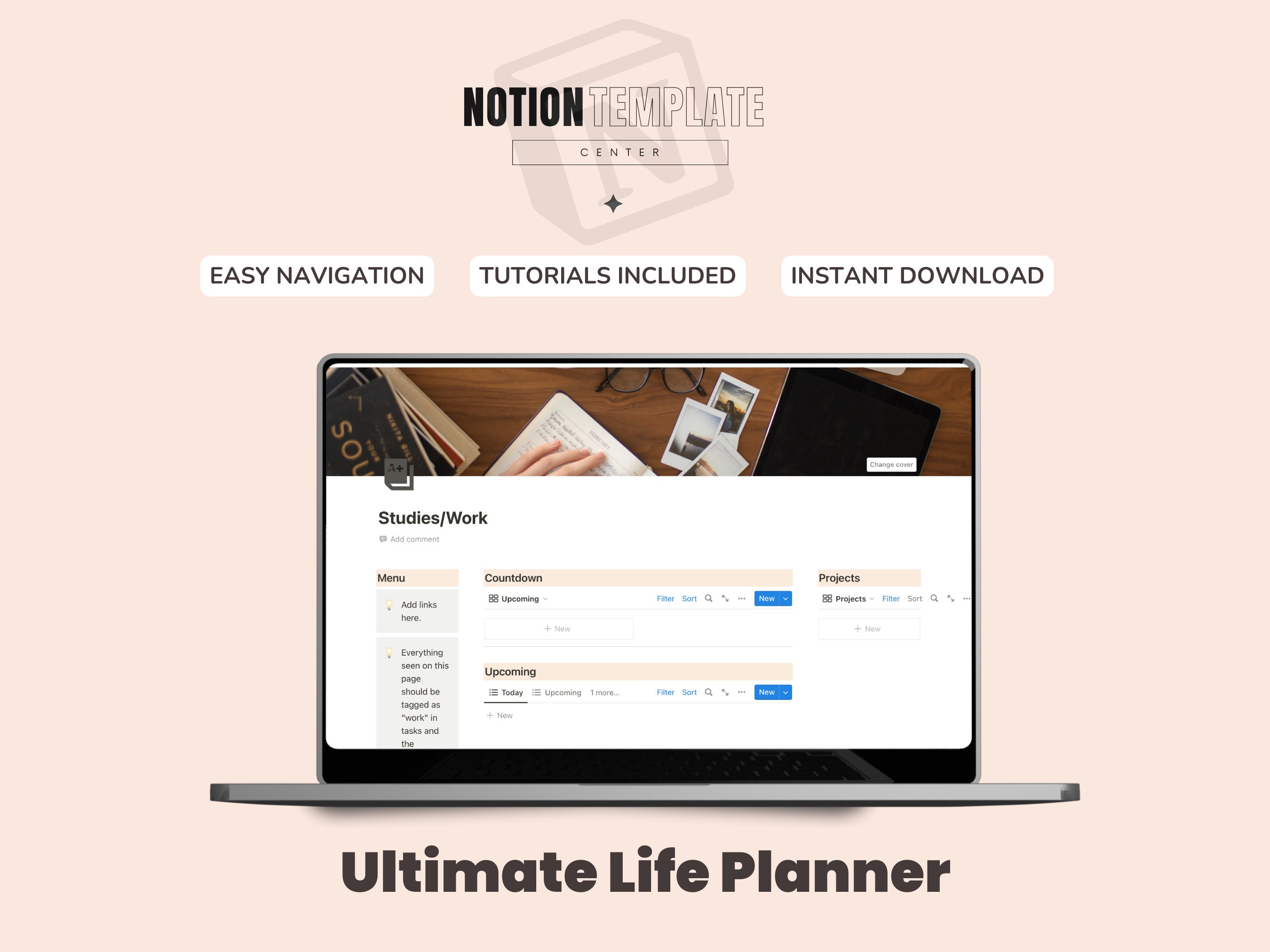 Notion Template Ultimate Life Planner All in One Template Notion ...