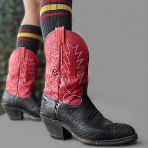 希少 OLATHE BOOT オレイサ カウボーイブーツ ウエスタンブーツ