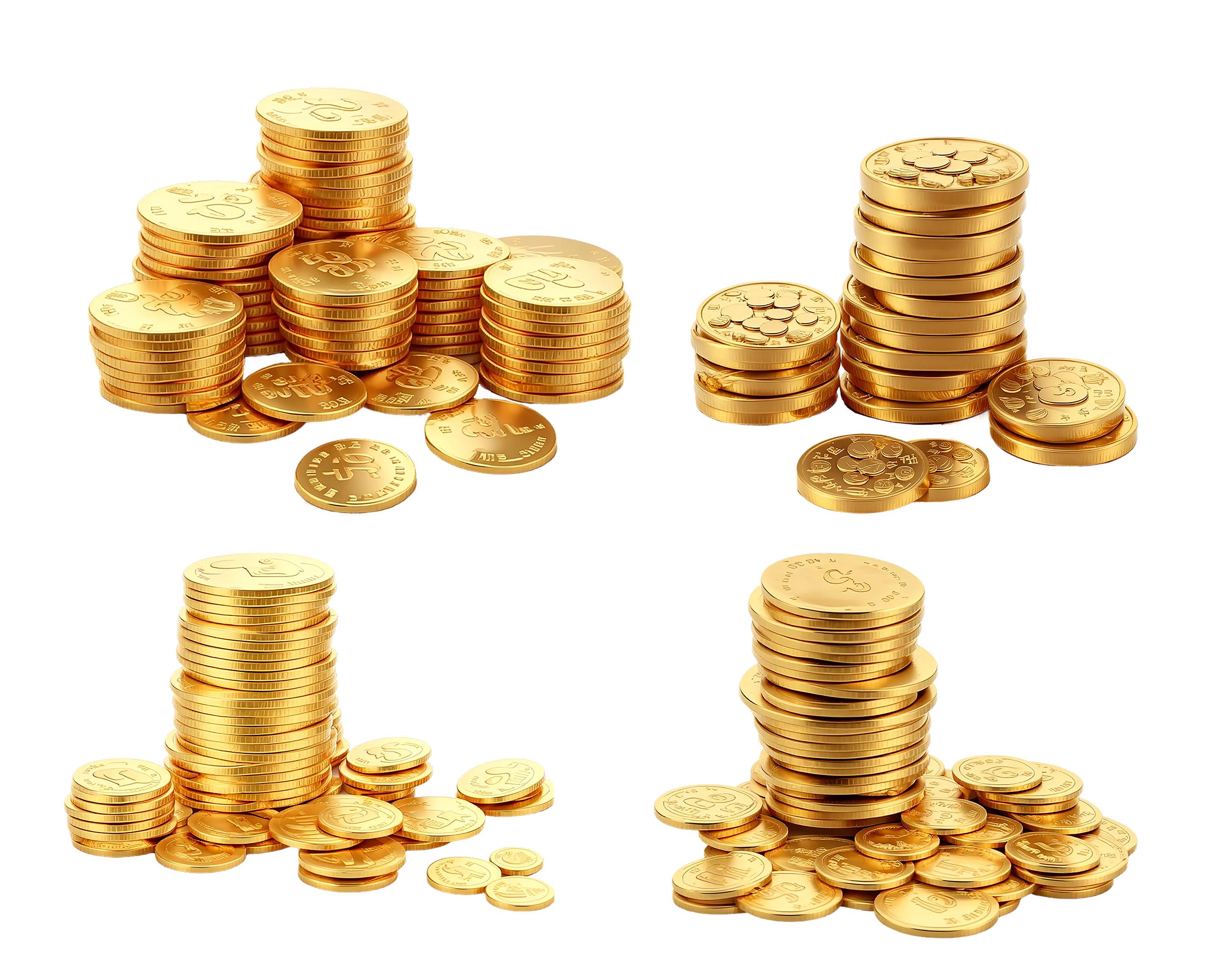 金貨のクリップアート、ファンタジー風の豪華なドル紙幣PNG、豪華な現金とコインのクリップアート、漫画風のお金のグラフィック、すぐにダウンロード -  Etsy 日本