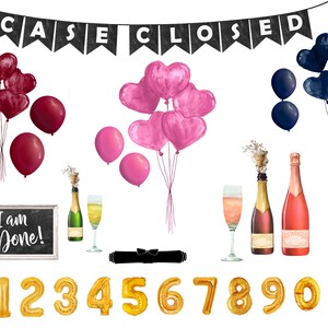 Watercolor Graduation Clipart Bundle, Unique Woman & Man Graduation Clip Art, Graduation Cap PNG, Instant Download image 10