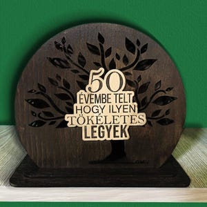 Wooden Tree Night Light – Laser Cut Decorative Lamp with Warm LED Glow | Natural Style Mood Light | Personalized Option Available