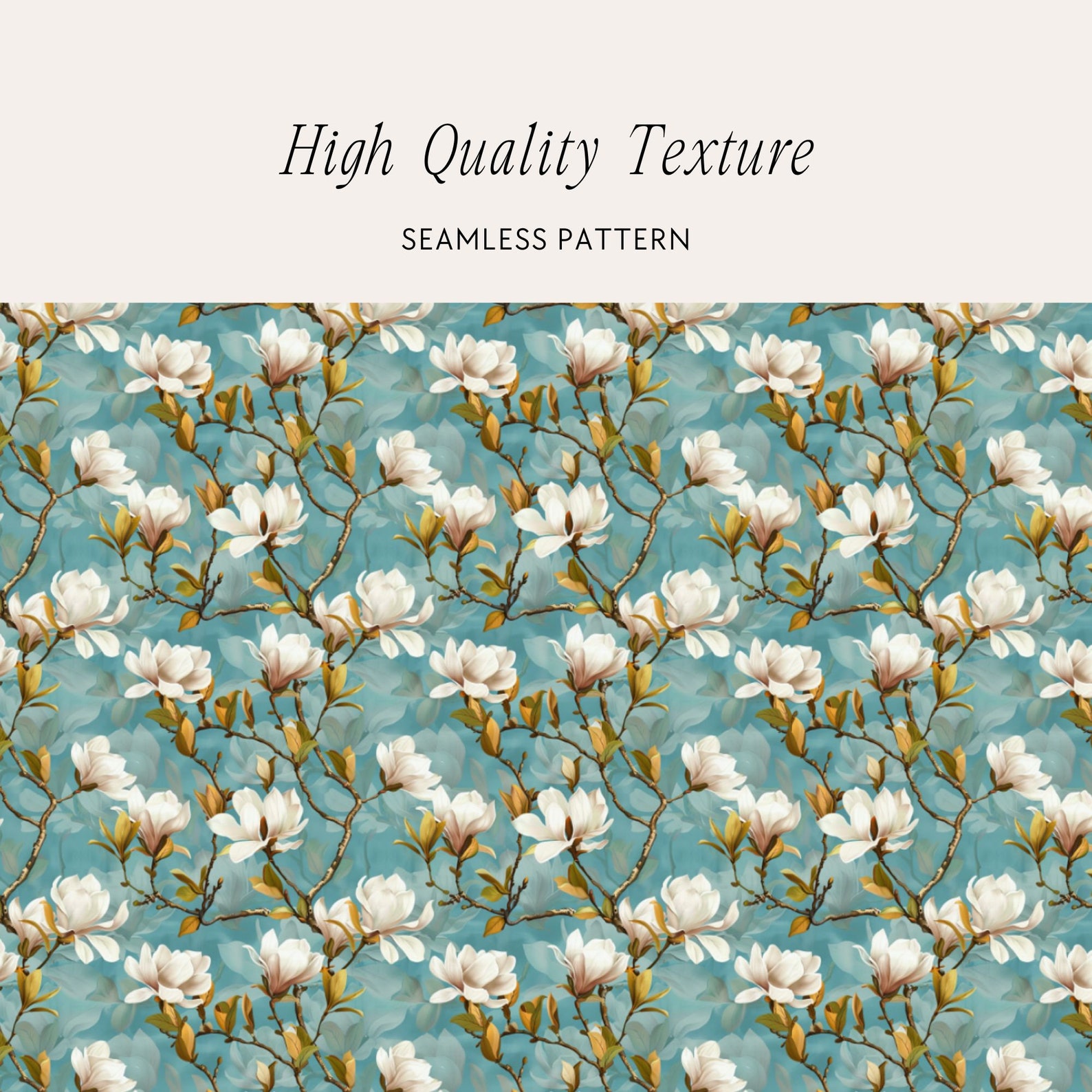 Simple Magnolia Pattern Magnolia Pattern, Floral Pattern, Commercial Use, Magnolia Flower ...