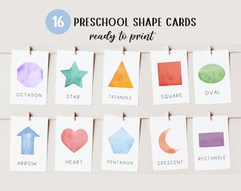 16 Bildkarten | Kleinkind-Karteikarten | Homeschool Printables | Montessori Materialien
