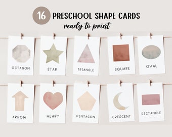 16 Bildkarten Neutral | Kleinkind-Karteikarten | Homeschool Printables | Montessori Materialien