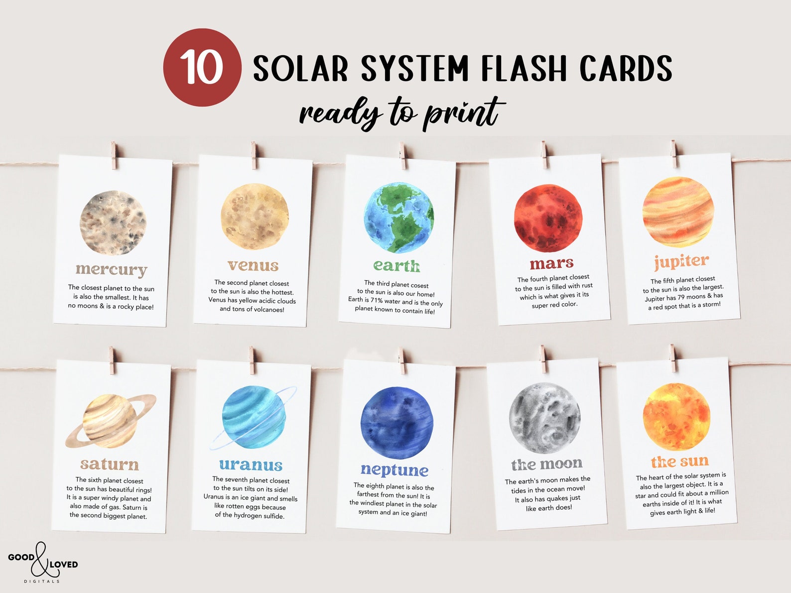 Solar System Flashcards