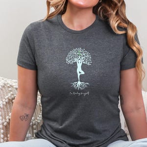 T-shirt Yoga Meditation T-Shirt Zen Lifestyle Shirt Gift For Her Cute Yoga Outfit