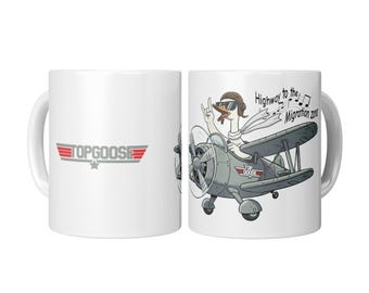 Top Goose Whtie Mug, Funny Coffee Mug